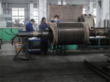 電機(jī)殼裂痕、軸磨損修復(fù)